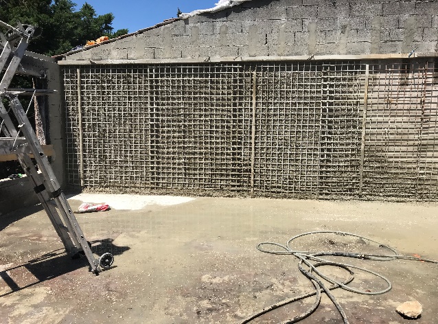 Réhabilitation d’une villa avec consolidation du mur mitoyen